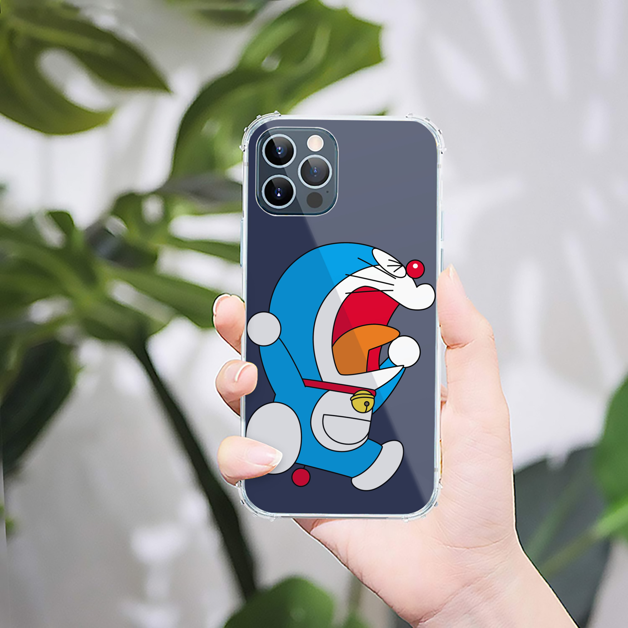 （画像用） ドラえもん Doraemon 【iPhone 12シリーズ対応】透明スマホケース（クリアソフトケース）